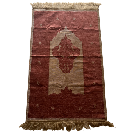 Sajada - Tapis de prière Pure Laine - Marron 110*70 cm - سجادة